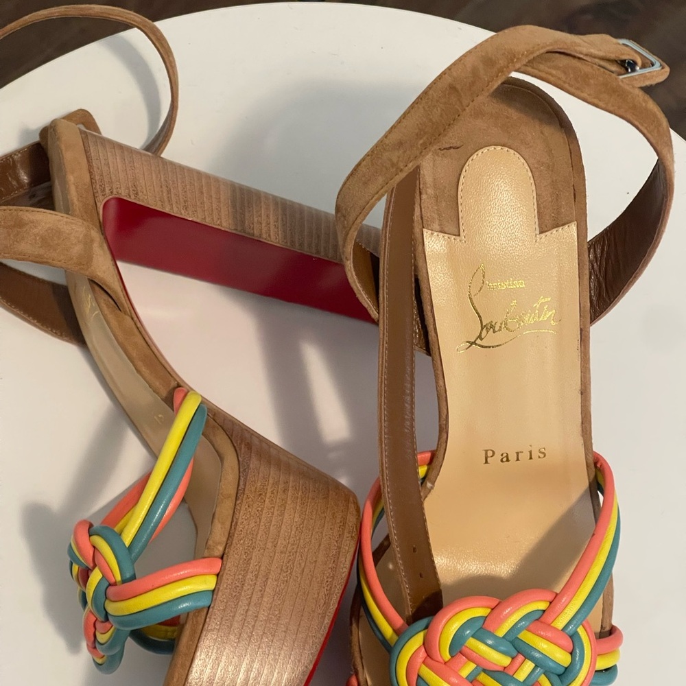 Christian Louboutin Colorful Knot Heels